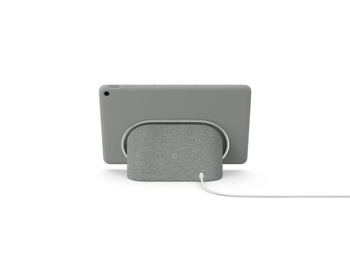 Das Pixel Tablet mit Dock in der Farbe Hazel (Bild: Google)